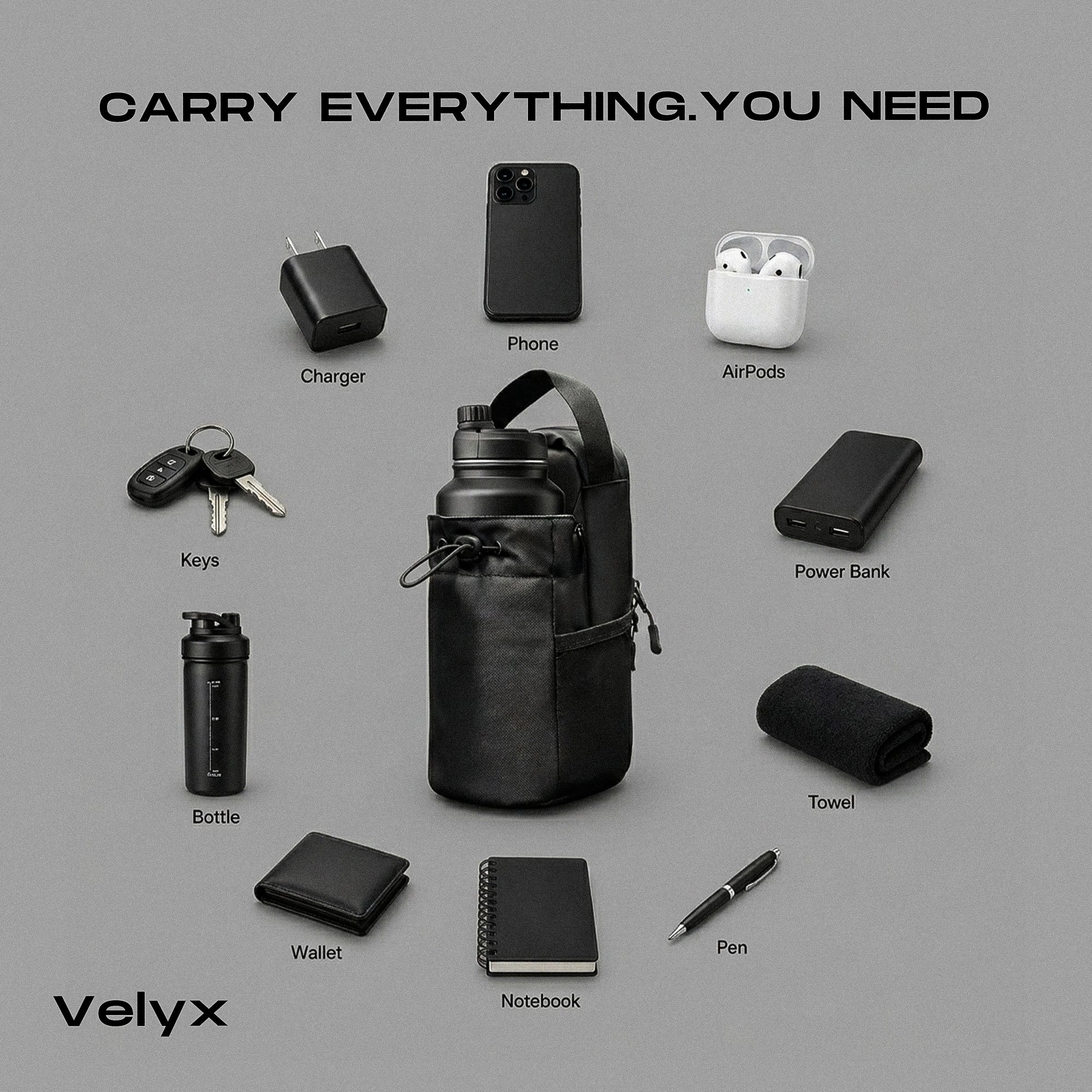 Magnetic Gym Bag
